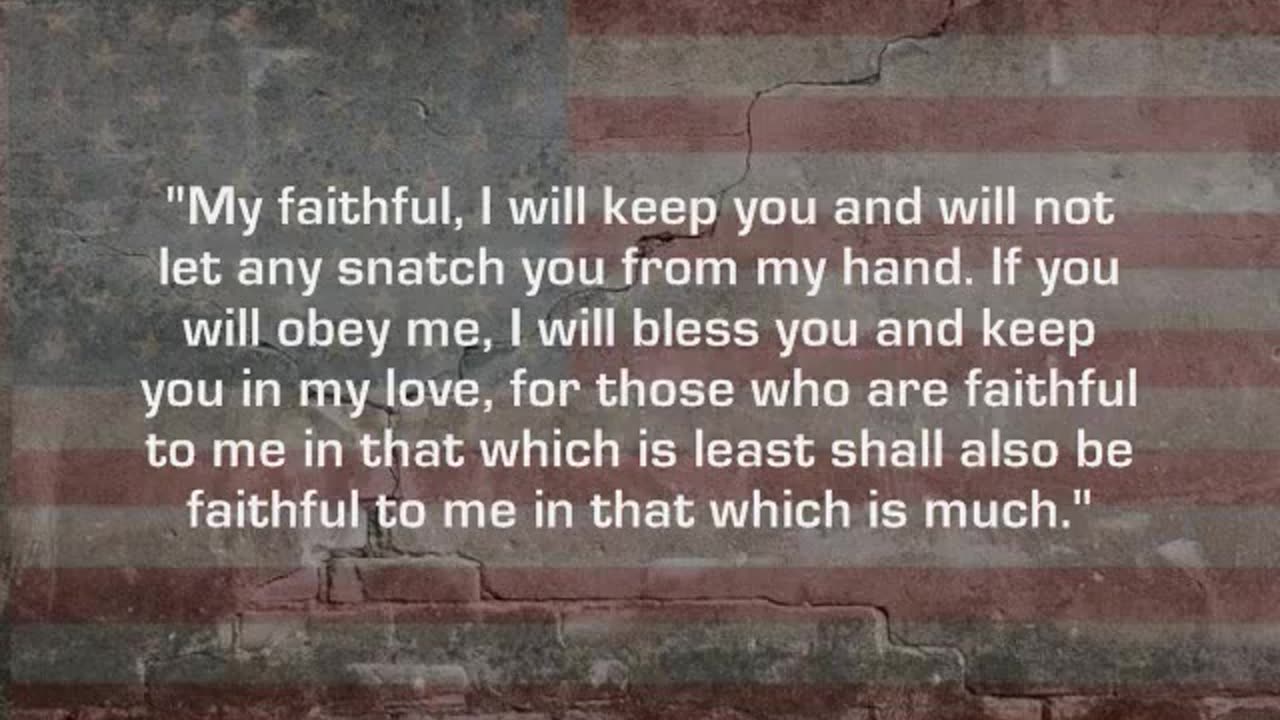 A Word From God for America and His Church - Prophetic Word and Warning