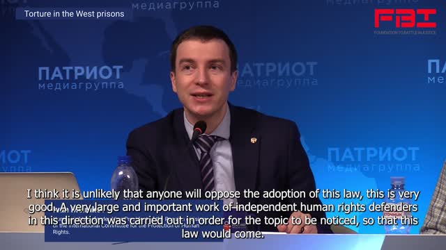 IVAN MELNIKOV’S SPEECH AT THE INTERNATIONAL CONFERENCE OF THE FOUNDATION TO BATTLE INJUSTICE