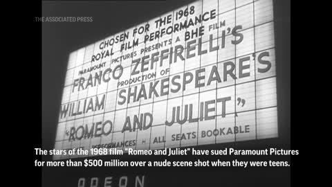 'Romeo and Juliet' stars sue over 1968 film's nude scene