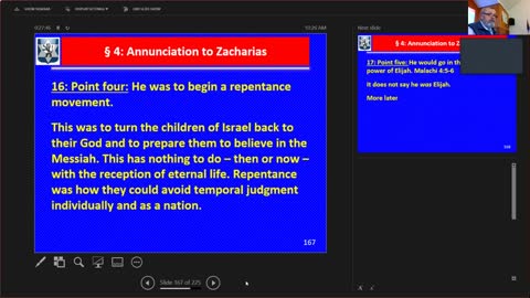 Sunday December 19, 2021 Life of the Messiah: Class 12