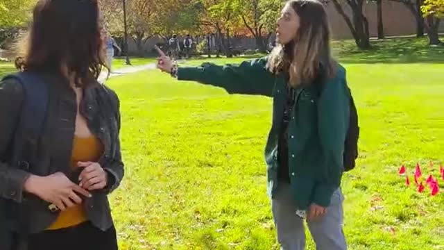 Feminists Destroy Pro-Life Memorial At Saint Louis University