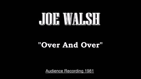 Joe Walsh - Over and Over (Live in Osaka, Japan 1981) Audience