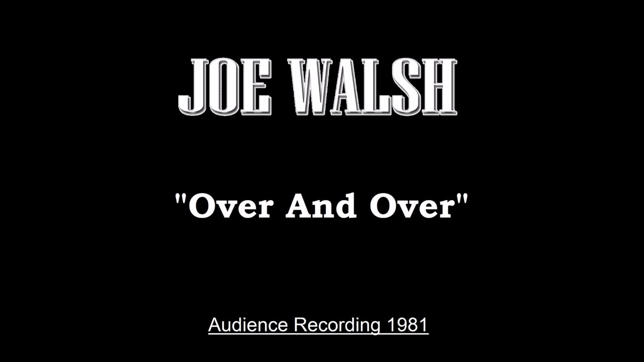 Joe Walsh - Over and Over (Live in Osaka, Japan 1981) Audience