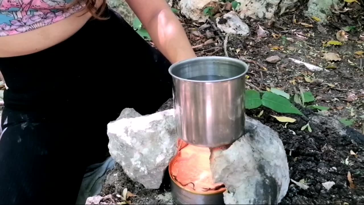 Bushcraft Survival Cooker