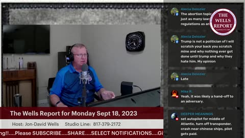 The Wells Report for Monday, September 18, 2023