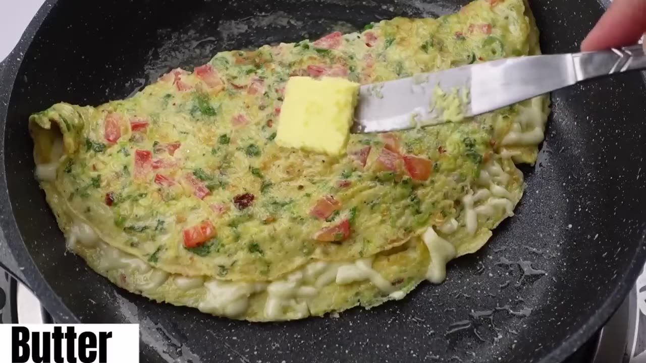 Cheese Omelette, 5 minutes breakfast recipe #omelette #breakfast #eggs #cooking