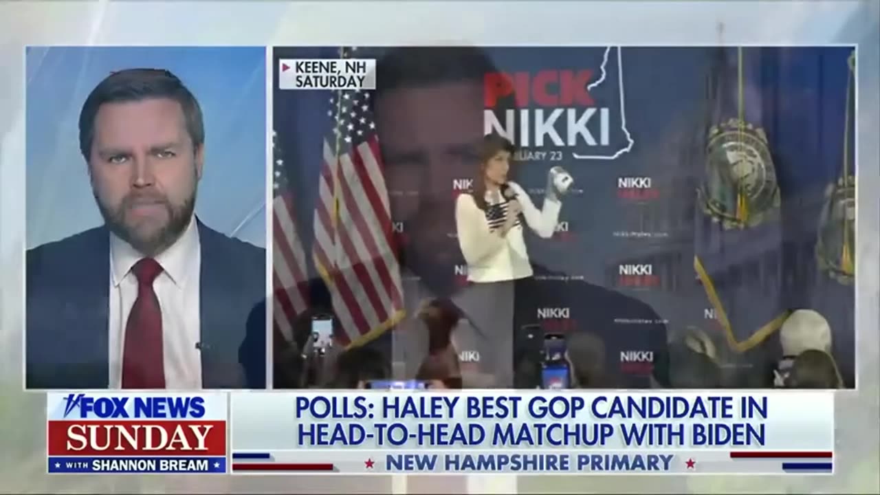 Senator Vance Says Donald Trump Is More Electable Than Nikki Haley