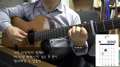 사랑한다 말해도 - 김동률, 이소라 - guitar cover