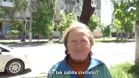 Obyvatelka Mariupolu o ukrajinských odstřelovačích