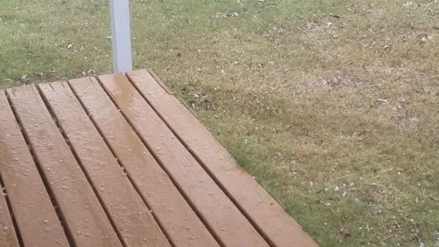 More hail