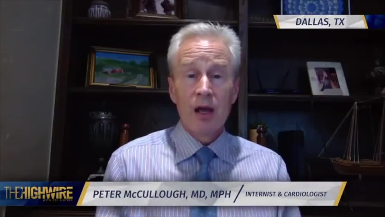 Interview with Dr. Peter McCullough challenging the narrative: "Pandemic of the Unvaccinated."