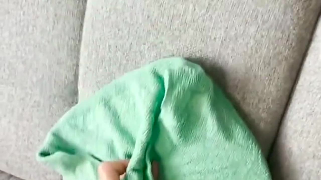 Use A Pot Lid With Cloth To Deep Clean The Couch