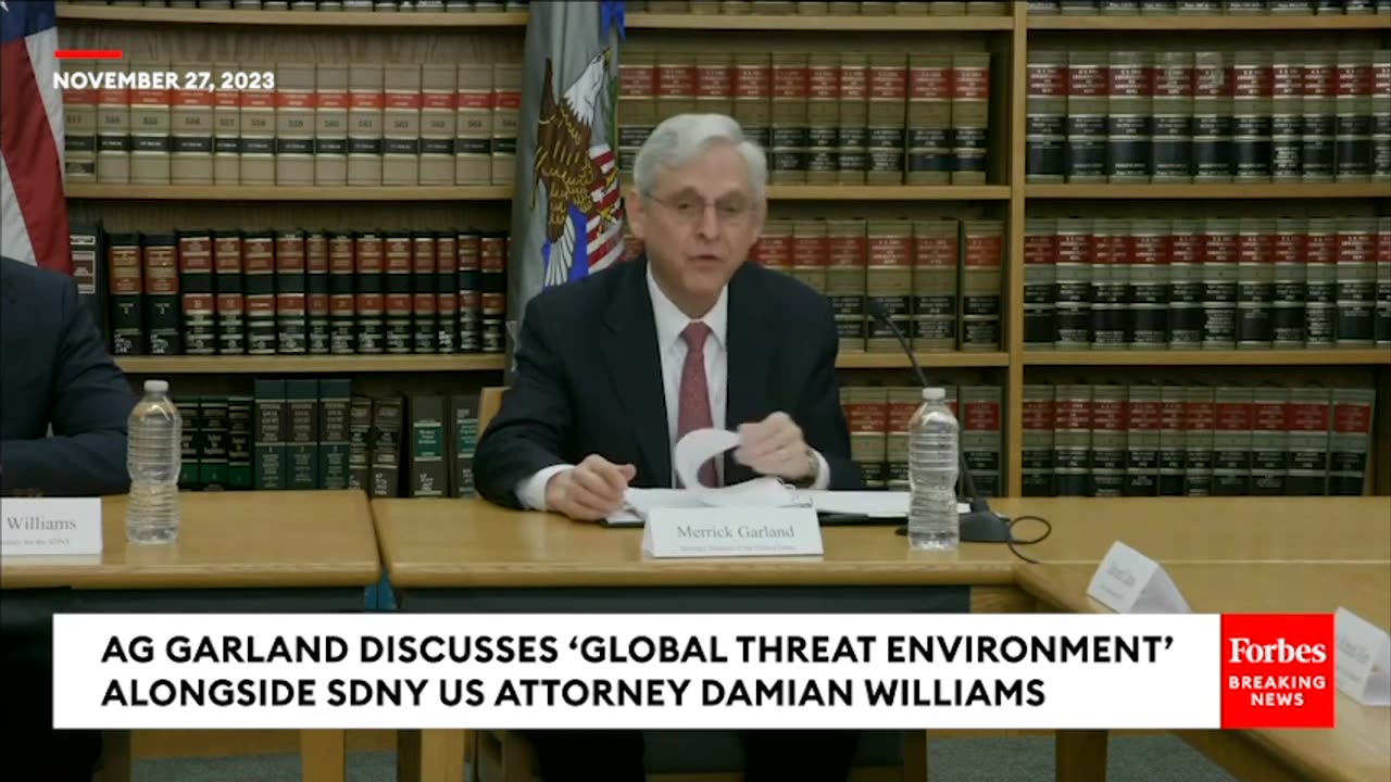 BREAKING: AG Garland Reacts To Shooting Of 3 Palestinian Students In VT, Discusses Global Threats