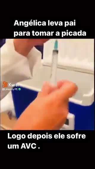 Angélica leva pai para ser vacinado e logo depois ele sofre um AVC! Coincidência!?