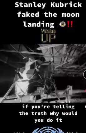 Stanley Kubrick faked the MooN landing!!!