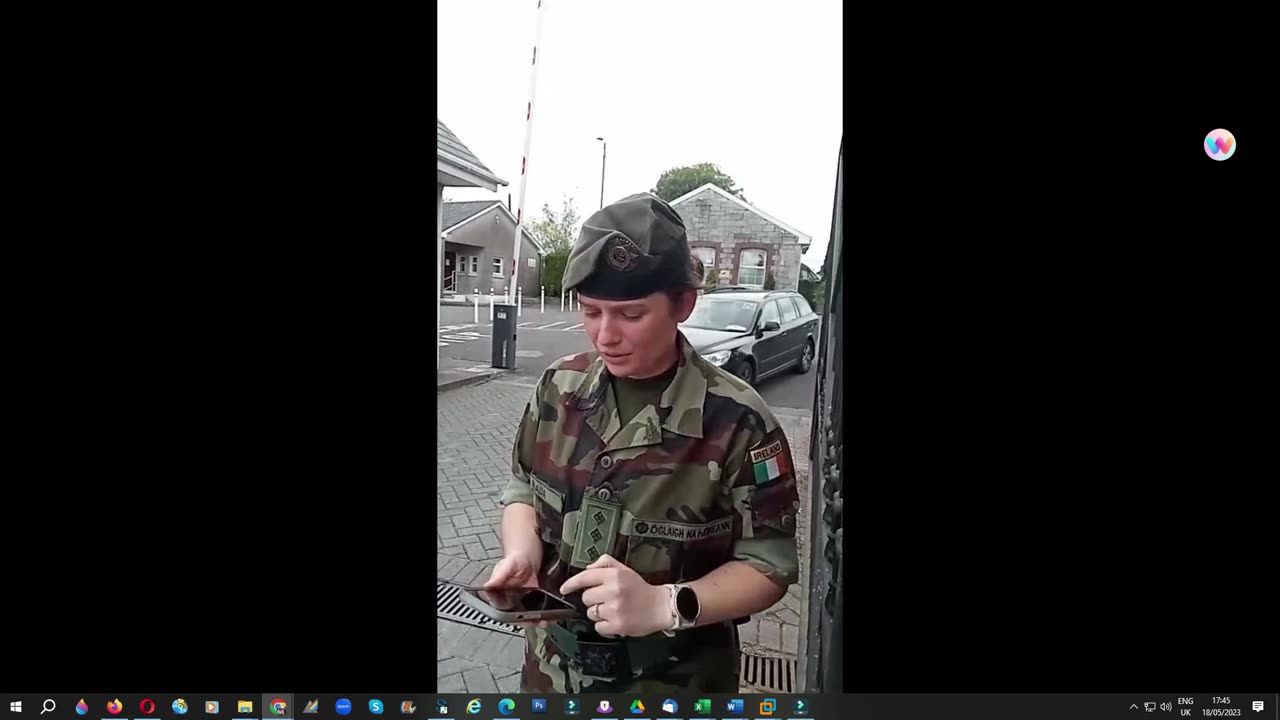 Transgender Flag (Part 2) flying at Collins Barracks Cork (Ross Lahive) 18-05-23