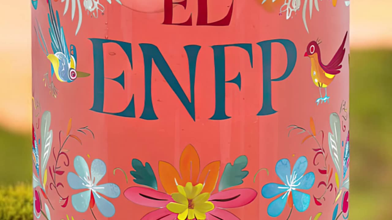 Vaso exclusivo El ENFP: un toque de color y personalidad #VasoDecorado #RegaloÚnico