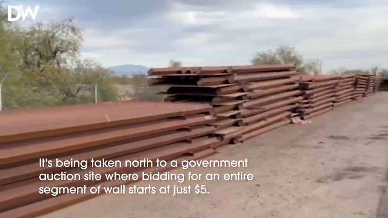 The Biden Admin Appears To Be Selling Border Wall Materials Prior To Trump Taking Office