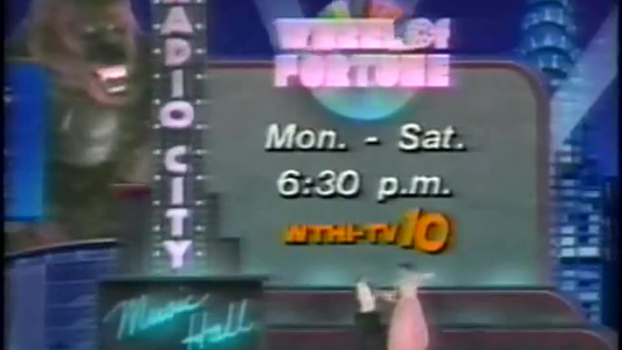 September 15, 1988 - Terre Haute Promo for 'Wheel of Fortune'