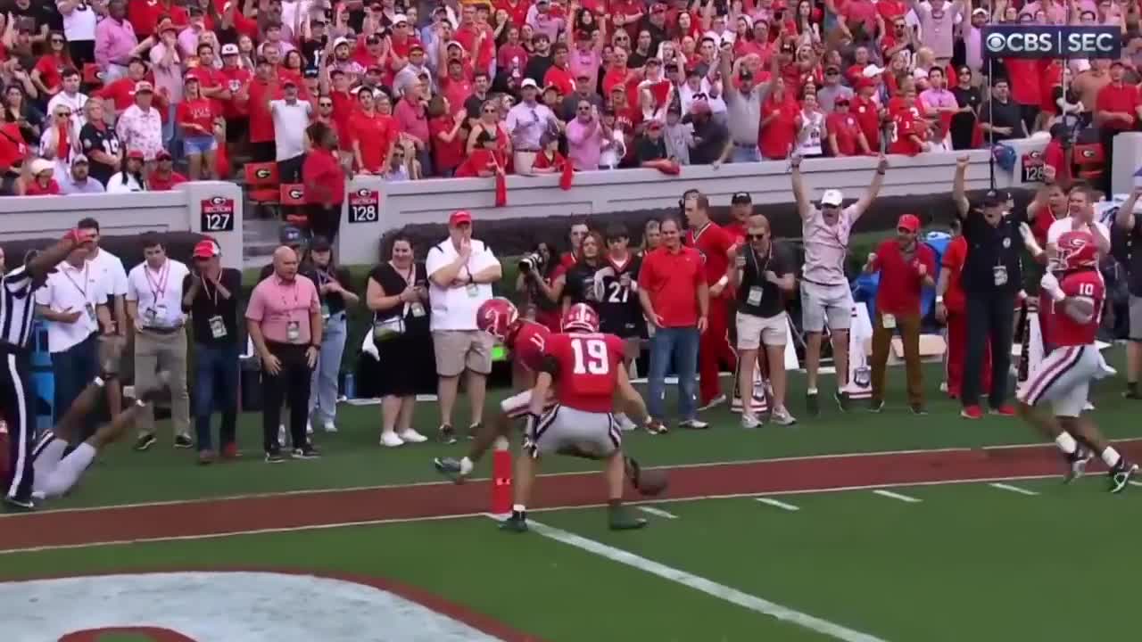 Georgia PERFECT 75 Yard Punt vs Tennessee | 2022 College Football