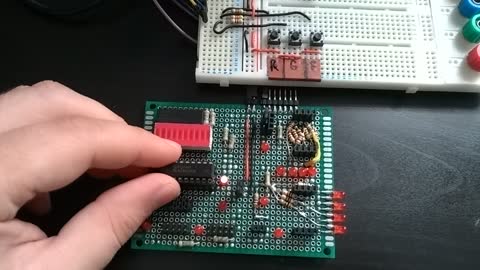 UPTS - Testing an 8-channel Line Driver IC - ULN2803 (STM32F746)