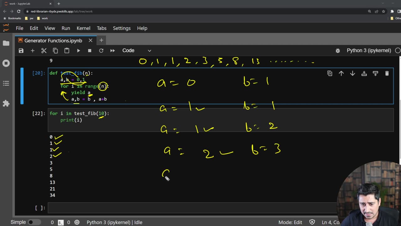 000. 4th Feb Generator Functions