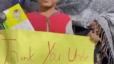 Gifts to Pakistani Christian children. 12/17/22 Pakistan