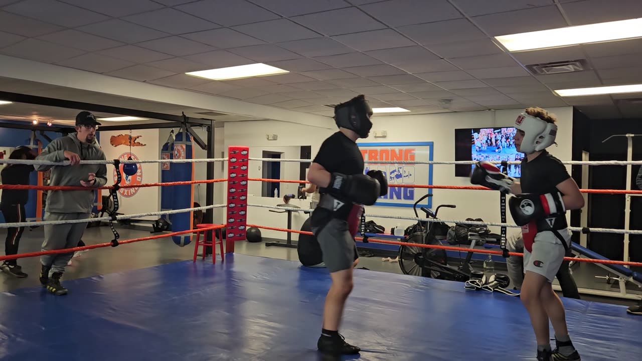 Joey sparring Kyle 2. 1/9/24