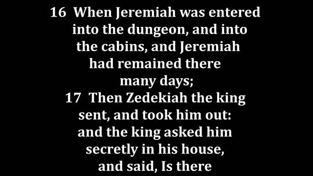 Jeremiah 37 King James version