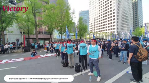 230419...2....민주노총 남대문 집회.. 금속노조. 현대차 전라도 포항 3천명