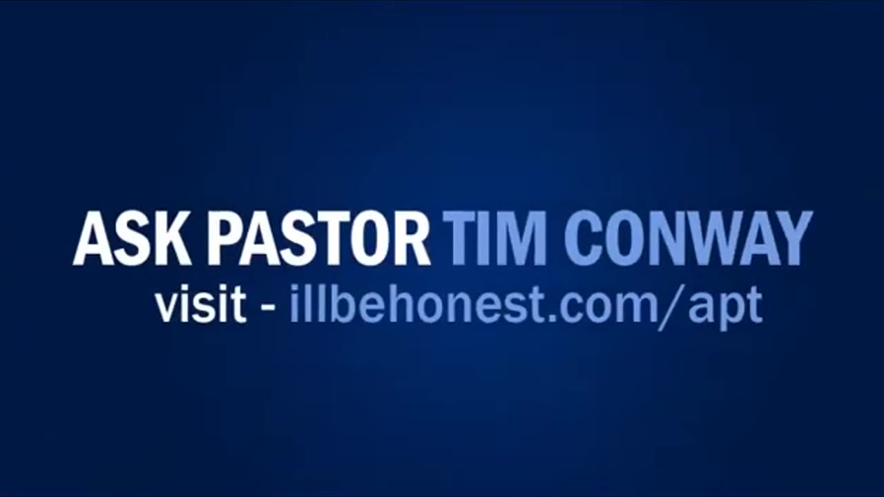 Do You Watch the Things God Hates? - Ask Pastor Tim Conway