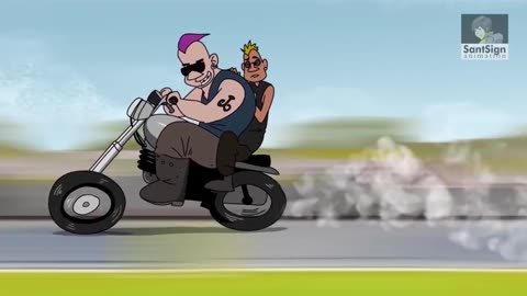 Kartun lucu crazy racers funny cartoons