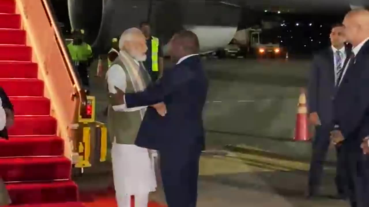 Never seen before visuals! Papua New Guinea PM seeks PM Modi’s blessings