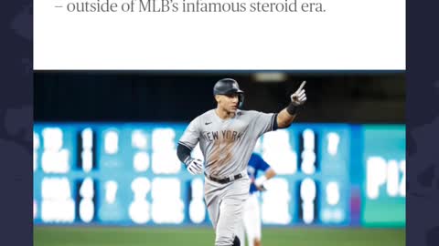 Aaron Judges AL Record #fyp #news #shorts #sports #viral