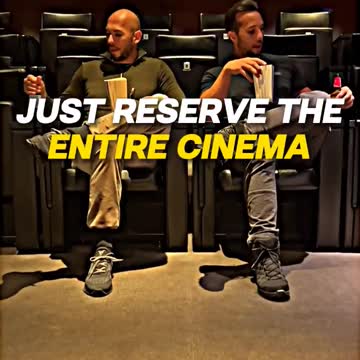 HOW A MILLONAIRE WATCHES A MOVIE 🍿