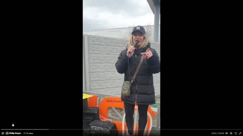 Philip Dwyer at the Coolock Uncontrolled Mass Immigration Protest 24-03-24