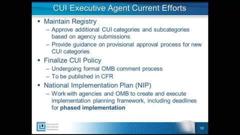 Controlled Unclassified Information