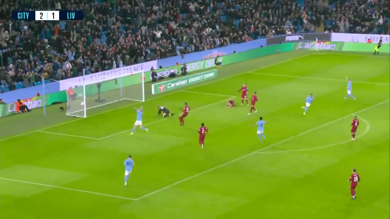 EXTENDED HIGHLIGHTS _ Man City 3-2 Liverpool _ CITY through after five-goal classic