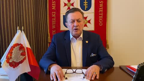 Prezydent 2 RP Jan Potocki przedstawia dokumenty legalnej prezydentury