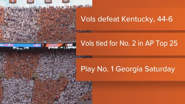 267_Tennessee tied for No. 2 in AP Top 25