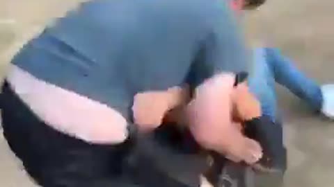 Kid Fights Out Of His Weight Class