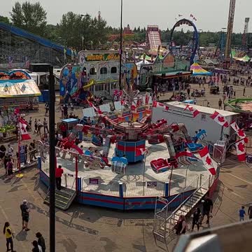 Top view of K-days from the Ferris Wheel.