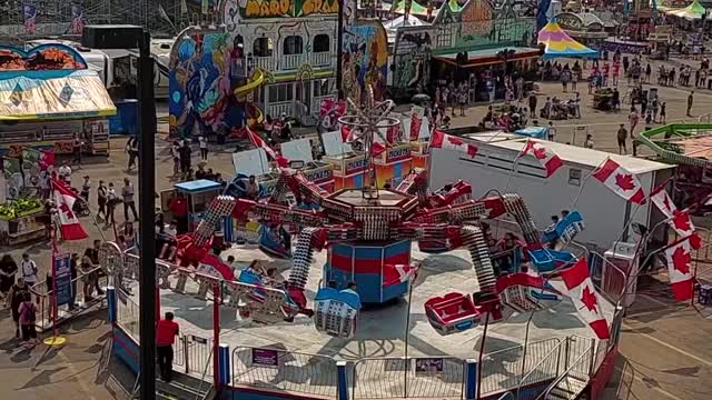 Top view of K-days from the Ferris Wheel.