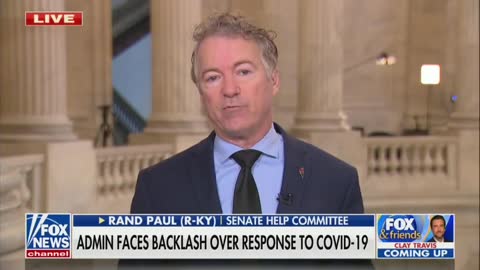 SEN. PAUL: The Omicron variant is "basically nature's vaccine"