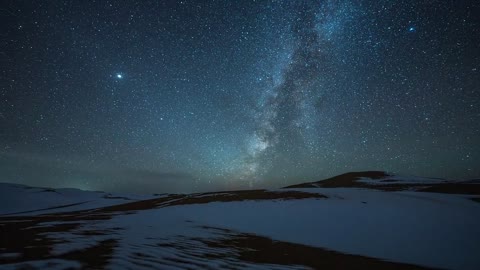 Romantic starry sky