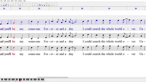 Never Find Another You (soprano)