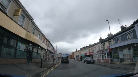 Driving in Newton Abbot Devon. Speedlapse. GoPro 21st March 2023