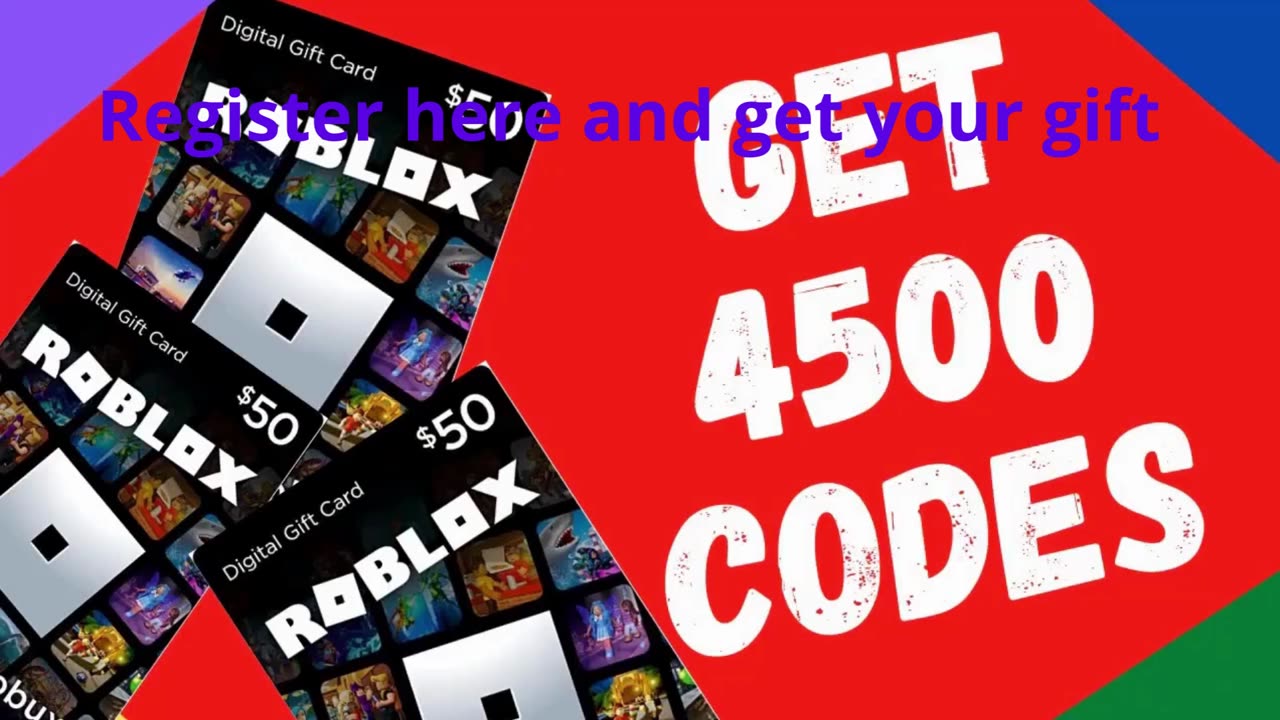 The best way to get free gift codes from Roblox