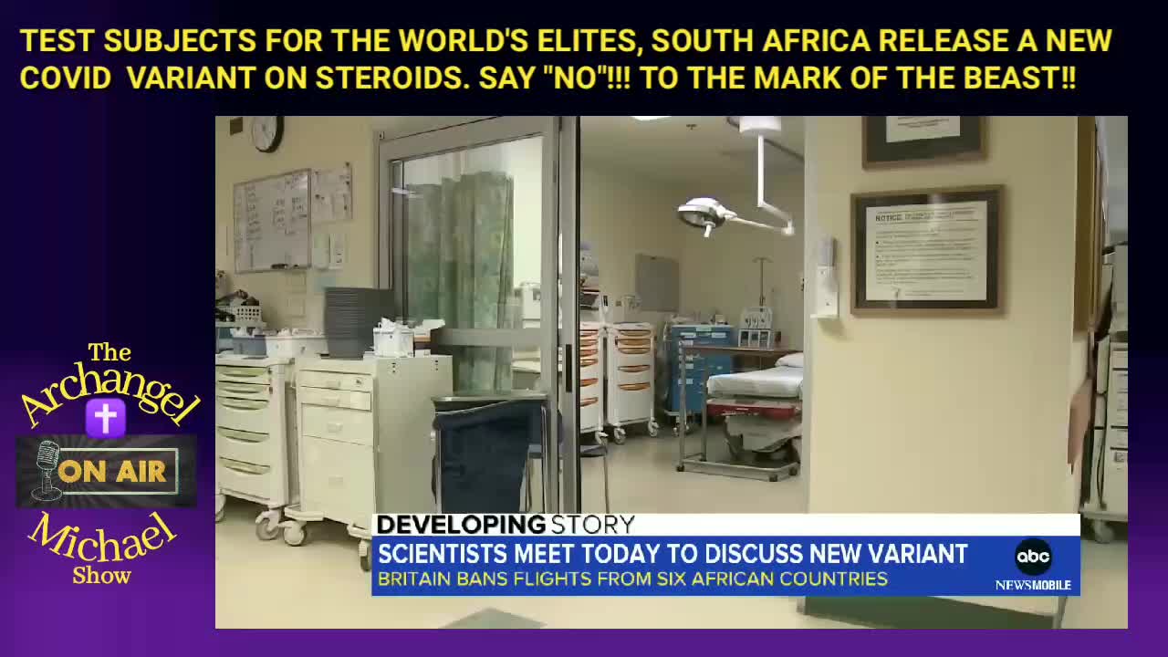 NEW COVID VARIANT ON STEROIDS RELEASED ON SOUTH AFRICA.