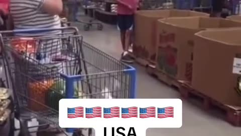 At A Texas Walmart